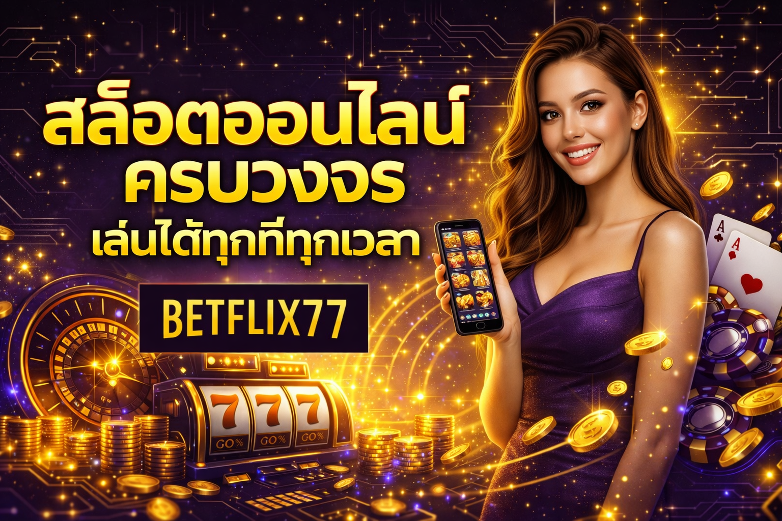 betflix77 สล็อตออนไลน์ ครบวงจร เล่นได้ทุกที่ทุกเวลา